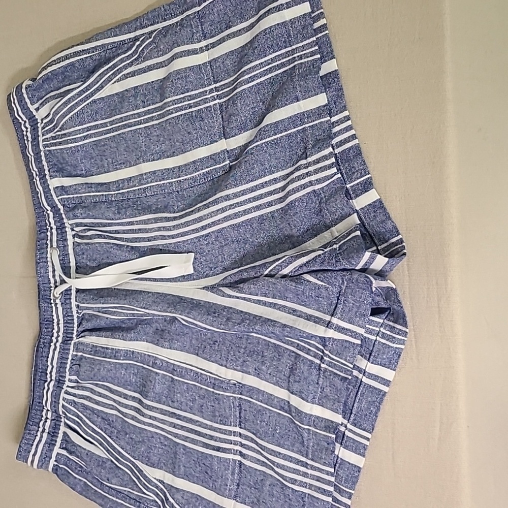 - Nautica Linen Loose Shorts Size Large